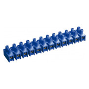Затискач гвинтовий IEK ЗВИ-5 1,5-4 мм² полістирол синій (упаковка 2 шт.) міні-фото