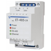 Перетворювач інтерфейсів Новатек-Електро ЕТ-485 (Ethernet-Modbus) міні-фото