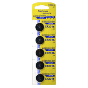 Батарейка літієва АСКО-УКРЕМ «таблетка» CR2016.BP5 (упаковка blister 5 шт.) міні-фото