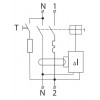 Диференційний вимикач АСКО-УКРЕМ ДВ-2002 2p C 25А 30мА зображення 4 (схема)