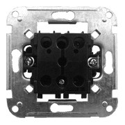 Механізм E.NEXT e.mz.11652.pb.l.shrink вимикача одноклавішного кнопкового з підсвічуванням (запаяний в п/е) міні-фото