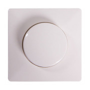 Панель E.NEXT e.lux.13011L.13006C.pn.white.shrink світлорегулятора з диском біла (запаяна в п/е) міні-фото