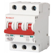 Модульний автоматичний вимикач E.NEXT e.industrial.mcb.100.3.C50 3p 50А C 10кА міні-фото