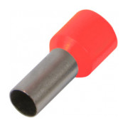 Ізольований наконечник втулковий E.NEXT e.terminal.stand.e6012.red 6,0 мм² червоний (упаковка 100 шт.) міні-фото