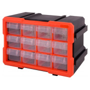 Органайзер E.NEXT e.toolbox.21 набірний 12-секційний пластиковий 300×200×165 мм міні-фото