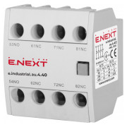 Додатковий контакт E.NEXT e.industrial.au.4.40 4НВ міні-фото
