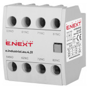 Додатковий контакт E.NEXT e.industrial.au.4.31 3НВ+1НЗ міні-фото