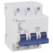 Автоматичний вимикач Erste Electric EB3 3P 16А тип C 4,5кА міні-фото