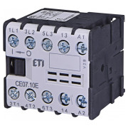 Контактор мініатюрний ETI CE 07.10 400V AC (7А/AC3) міні-фото