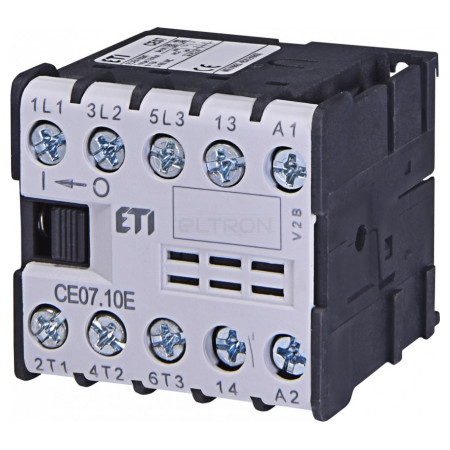 Контактор мініатюрний ETI CE 07.01 110V AC (7А/AC3) (4641012) фото