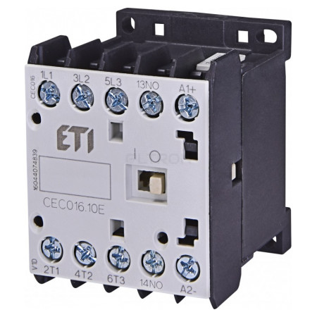 Контактор мініатюрний ETI CEC 16.10-24V AC (16A/AC3) (4641086) фото