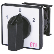 Кулачковий перемикач ETI CS 16 90 L 1p «0-1» 16А на DIN-рейку міні-фото