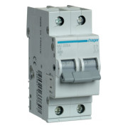 Автоматичний вимикач Hager MC206A 2P 6kA C-6A 2M міні-фото