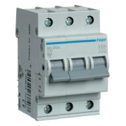 Автоматичний вимикач Hager MC310A 3P 6kA C-10A 3M міні-фото