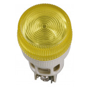 Лампа IEK ENR-22 неон d22 мм жовта 240В міні-фото