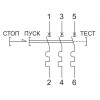 Пускач ручний кнопковий IEK ПРК32-1 In=1A Ir=0,63-1A Ue=660В зображення 3 (схема)