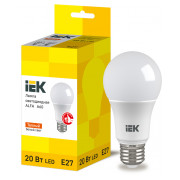 Лампа світлодіодна IEK LED ALFA A60 (груша) 20Вт 230В 3000К E27 міні-фото