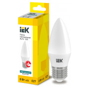 Лампа світлодіодна IEK LED ALFA C35 (свічка) 8Вт 230В 4000К E27 міні-фото