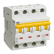 Автоматичний вимикач IEK ВА47-60 4P 16А тип D міні-фото