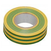 Ізострічка IEK 0,13×15 мм жовто-зелена (загального застосування) 10 метрів міні-фото