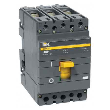 Автоматичний вимикач IEK ВА88-35 3P 100А 35кА (SVA30-3-0100) фото