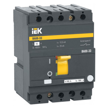 Автоматичний вимикач IEK ВА88-33 3P 125А 35кА (SVA20-3-0125) фото