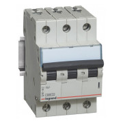 Автоматичний вимикач Legrand Tx3 3p 6А тип C 6кА міні-фото
