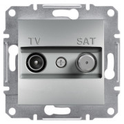 Розетка Schneider Electric Asfora TV-SAT індивідуальна (1 дБ) алюміній міні-фото