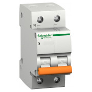 Автоматичний вимикач Schneider Electric ВА63 (Домовий) 1P+N 10А тип C 4,5кА міні-фото