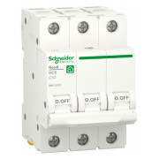 Автоматичний вимикач Schneider Electric Resi9 3P 10A тип C 6кА міні-фото