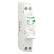Диференційний автоматичний вимикач Schneider Electric Resi9 1P+N 10А 30мА хар-ка C тип А одномодульний міні-фото