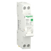 Диференційний автоматичний вимикач Schneider Electric Resi9 1P+N 16А 30мА хар-ка C тип А одномодульний міні-фото