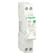 Диференційний автоматичний вимикач Schneider Electric Resi9 1P+N 20А 30мА хар-ка C тип А одномодульний міні-фото