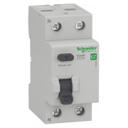 Диференційний вимикач (ПЗВ) Schneider Electric EZ9 (Easy9) 2P 63А 100мА тип AC міні-фото